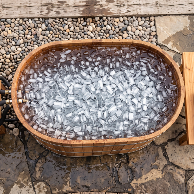 Premium Red Cedar Cold Plunge Ice Bath (Chiller Included)1